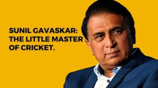 Sunil Gavaskar  Biography  Little Master of Indian Cricket [upl. by Auberbach856]