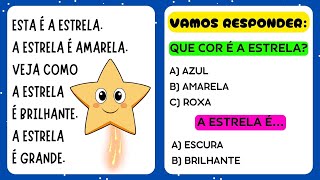 Textos Curtos para Aprender a Ler  Interpretação de Texto para 1° e 2° Anos  Leitura Anos Iniciais [upl. by Nyliahs851]