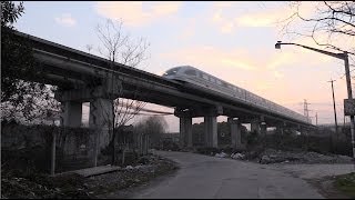 Shanghai Transrapid Maglev January 2014 [upl. by Springer475]