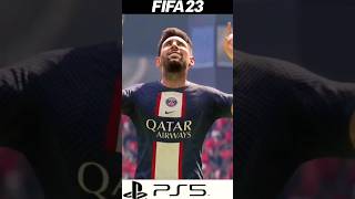 Lionel Messi Goal amp Celebration  FIFA 23 PS5 shorts [upl. by Jacquenetta860]