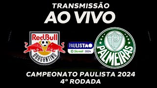 PALMEIRAS VENCE O BRAGANTINO POR 1 A 0  CAMPEONATO PAULISTA  ASSISTA AGORA COM IMAGENS DO CAMPO [upl. by Anawit]