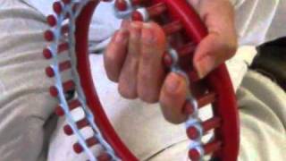 How to use the knifty knitter part 1wmv [upl. by Mercola]