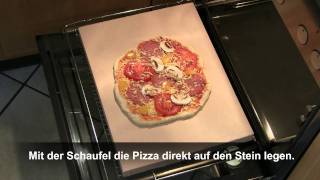 Pizzastein im Backofen [upl. by Allemrac]