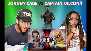 Death Battle quotJohnny Cage VS Captain Falcon Mortal Kombat VS FZero REACTION [upl. by Crespo]