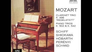 Mozart Clarinet trio quotKegelstattquot KV 498 Played on Mozarts own instruments [upl. by Efrem]