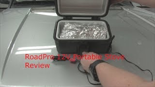 Review RoadPro 12V Portable Stove the OffRoad oven [upl. by Eeleimaj146]