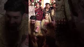 Aiman khan wedding exclusive rasm [upl. by Enelym233]