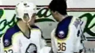 Eric Lindros vs Matthew Barnaby [upl. by Nay]