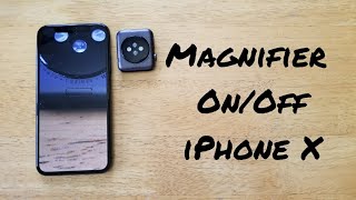 How to set up magnifier iPhone X [upl. by Gelya]