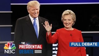 The First Presidential Debate Hillary Clinton And Donald Trump Full Debate  NBC News [upl. by Roti558]