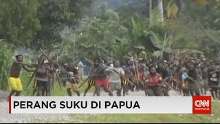 Polisi Tengahi Perang Suku di Papua [upl. by Tali455]