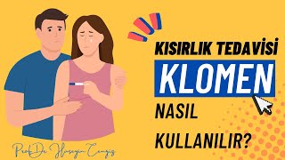 KLOMEN NEDİR 💊 KAÇ AY KULLANILIR Klomeni Herkes Kullanabilir Mi İnfertilite kısırlık tedavisi [upl. by Hulen]