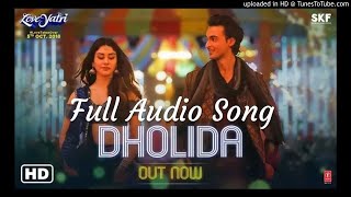 Dholida Full Audio Song  LOVEYATRI [upl. by Christianson]