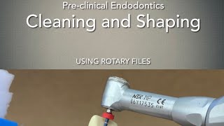 Cleaning and Shaping Using Rotary Files [upl. by Esiouqrut]