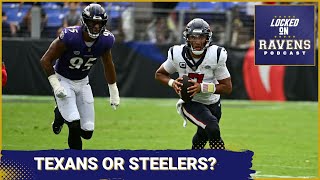 Pros cons of Baltimore Ravens facing Houston Texans Pittsburgh Steelers in Divisional Round [upl. by Hardner]