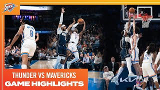 OKC Thunder vs Dallas Mavericks  Game Highlights  March 14 2024 [upl. by Annamaria]