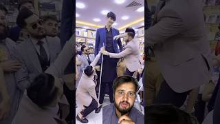 Measure of Long Height man😂😅watch ❤️ video and enjoy 🥰Abdul GhafoorMuhammadShakoor [upl. by Nonnerb164]