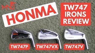 Honma TW747 Irons Review  All 3 Models [upl. by Akimit474]