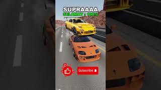 mobil lewat bawah truk oleng beamngdrive youtubeshorts gaming shortvideo shorts trukoleng [upl. by Vanni]