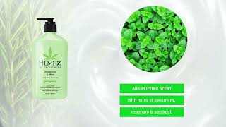 Hempz Rosemary amp Mint Body Moisturizing Lotion [upl. by Docile]