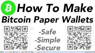 How To Make A Secure BIP 38 Encrypted Bitcoin Paper Wallet  TUTORIAL [upl. by Worden]