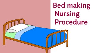 BED MAKING NURSING PROCEDURE [upl. by Raul]