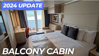 Holland America Koningsdam Verandah Cabin Tour 🚢 2024 Update 🚢 Cabin 8024 🚢 Balcony [upl. by Elehcim]