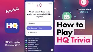 How to Play HQ Trivia [upl. by Hendel526]