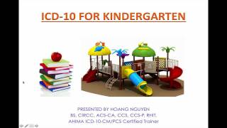 ICD10 for kindergarten  Lesson 1 [upl. by Winfield]