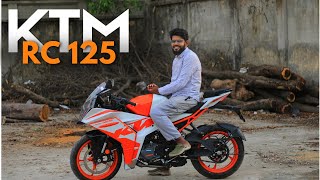 KTM RC 125 Review 😍 দেখতে লাগে ১০০০ সিসির বাইক [upl. by Harmaning]