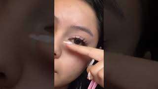 how to secure lashes [upl. by Haniraz]