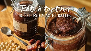 LA pâte à tartiner que jADORE noisettes cacao amp dattes végane et sans gluten [upl. by Kaleb]