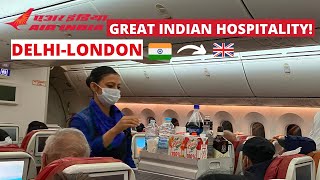 AIR INDIADELHILONDONB7878INDIAN HOSPITALITYTRIP REPORT [upl. by Olzsal87]