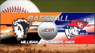 University of the Cumberlands  Baseball vs Milligan College 2019 [upl. by Herod]