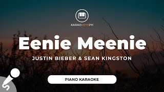 Eenie Meenie  Justin Bieber amp Sean Kingston Piano Karaoke [upl. by Nerwal]