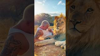 Saying goodbye to a Lion🦁🥹 lion wildlife animals [upl. by Getraer520]