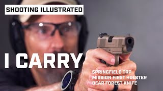 First Shots Springfield Armory TRP 425quot CC 45 ACP Pistol [upl. by Tav]