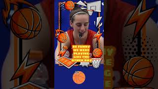 CAITLIN CLARK is a HOOT wnba indianafever [upl. by Calendre]