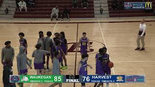 23 2023  Harvest Christian vs Waukegan  Elgin Holiday Basketball Tournament [upl. by Annait110]