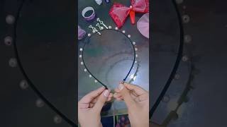 shorts how to make fancy urban under ₹10hair band with waste materialhair band at home viral [upl. by Hayes995]