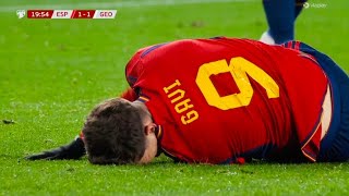 Gavi INJURY vs Georgia 💔19112023 HD 1080i [upl. by Vally]