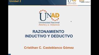 RAZONAMIENTO INDUCTIVO Y DEDUCTIVO [upl. by Aidnama]