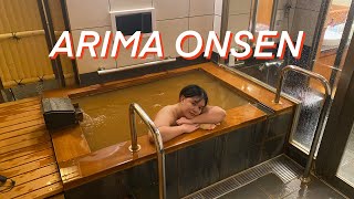 VLOG onsen amp ryokan experience  arima onsen hanamusubi ryokan so much food [upl. by Naldo]