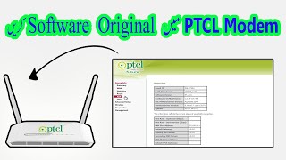 How to Download Ptcl Modem Original Firmware  Download Ptcl Modem Software [upl. by Htebi]