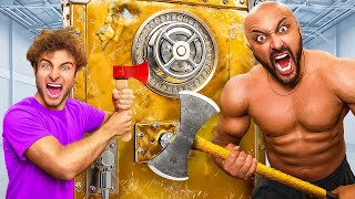 WORLDS STRONGEST MAN vs 500000 BANK VAULT [upl. by Lazarus]