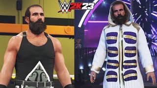 WWE 2K23 Brodie Lee Hidden Voice Taunts Entrance Finisher Signature amp Victory Motion [upl. by Edrock147]