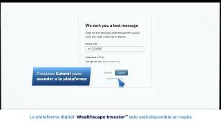 ¡Añádele seguridad adicional a tu cuenta de Wealthscape Investor [upl. by Tanny]