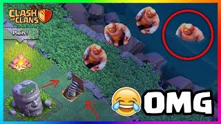 Clash of Clans Troll  ENVOYER UNE TROUPE DANS LEAU ESTCE POSSIBLE [upl. by Kcirdec982]