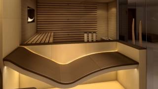 Sauna Designer Steam rooms Uk London Sommerhuber therapy Benches [upl. by Sidonie]