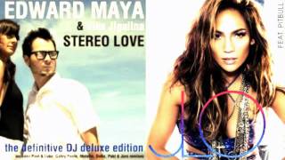 Stereo Love x On The Floor Mashup  Edward Maya Vika Jigulina and Jennifer Lopez [upl. by Hamo450]